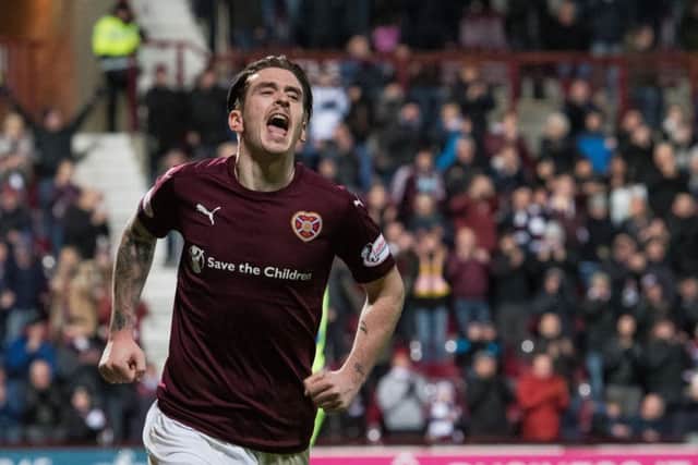 Jamie Walker netted into double figures for Hearts. Picture: Ian Georgeson