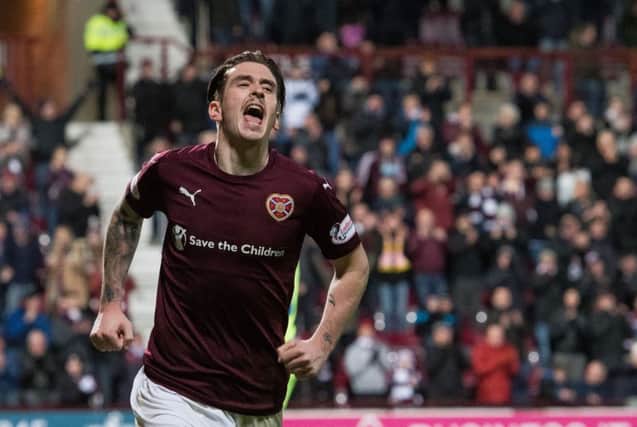 Jamie Walker netted into double figures for Hearts. Picture: Ian Georgeson
