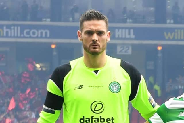 Craig Gordon: treble winner. Picture: SNS