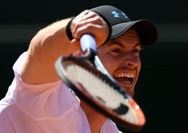 Andy Murray has struggled ahead of his French Open opener against Russian Andrey Kuznetsov.