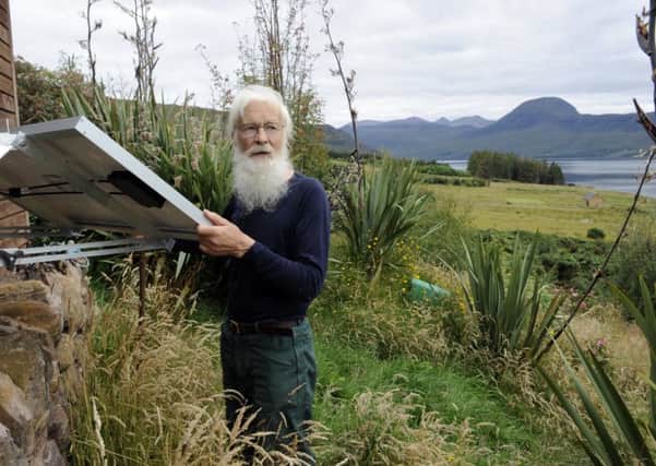 Tom Forsyth has stayed on a croft on the remote settlement of Scoraig in Wester Ross since 1964. He is pictured here in 2010. PIC: TSPL/Ian Rutherford