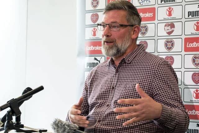 Hearts Director of Football Craig Levein speaks to the press at the Oriam.