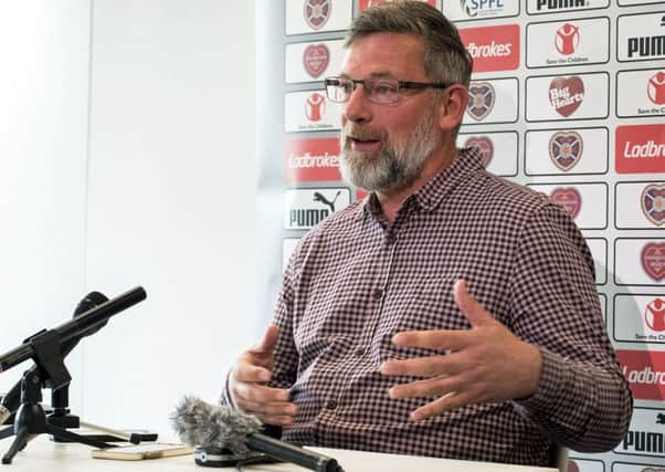 Hearts Director of Football Craig Levein speaks to the press at the Oriam.