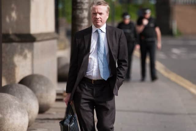 Craig Whyte arrives at Glasgow High Court. Picture: John Devlin