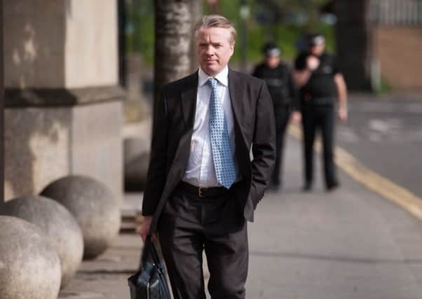Craig Whyte arrives at Glasgow High Court. Picture: John Devlin