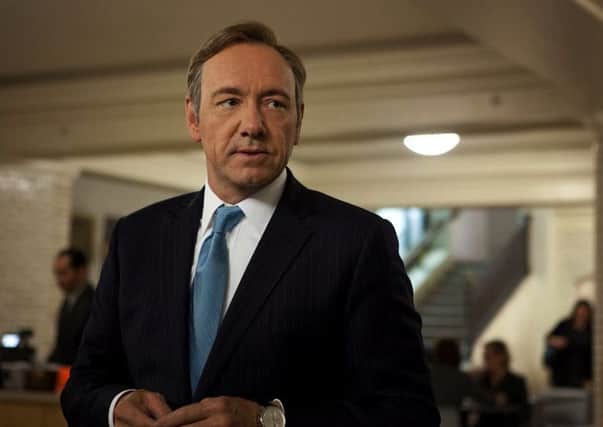 Kevin Spacey stars as Frank Underwood in House of Cards. Picture: Contributed
