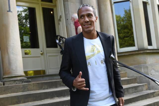 Rangers signing target Bruno Alves is pictured at One Devonshire Gardens in Glasgow. Picture: Craig Williamson/SNS