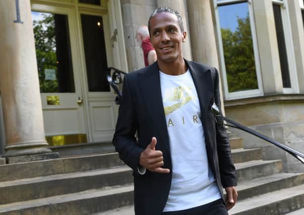 Rangers signing target Bruno Alves is pictured at One Devonshire Gardens in Glasgow. Picture: Craig Williamson/SNS