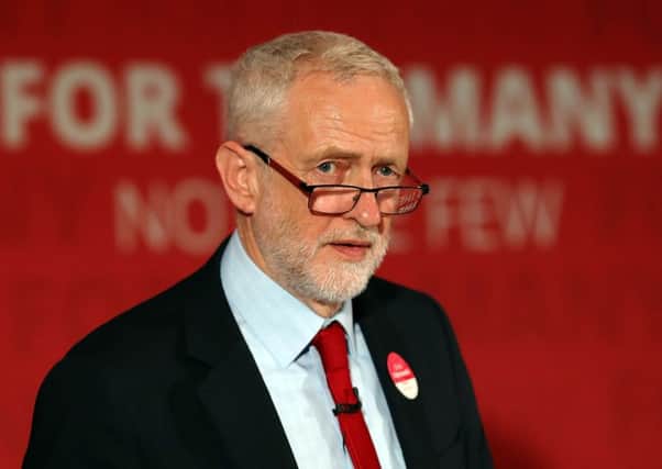 Labour Leader Jeremy Corbyn launches their party's 'Race and Faith' manifesto. (Photo by Dan Kitwood/Getty Images)