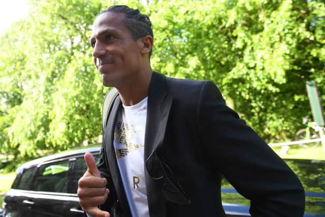 Rangers target Bruno Alves arrived in Glasgow yesterday. Picture: Craig Williamson/SNS