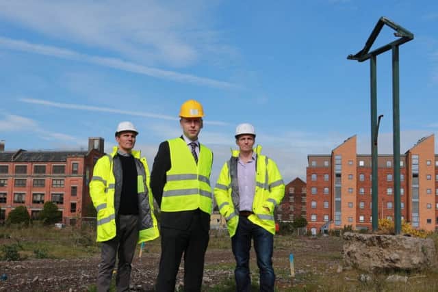 From left: Shane Teague, Craig Gillespie of Rettie & Co and Dan Teague. Picture: Stewart Attwood