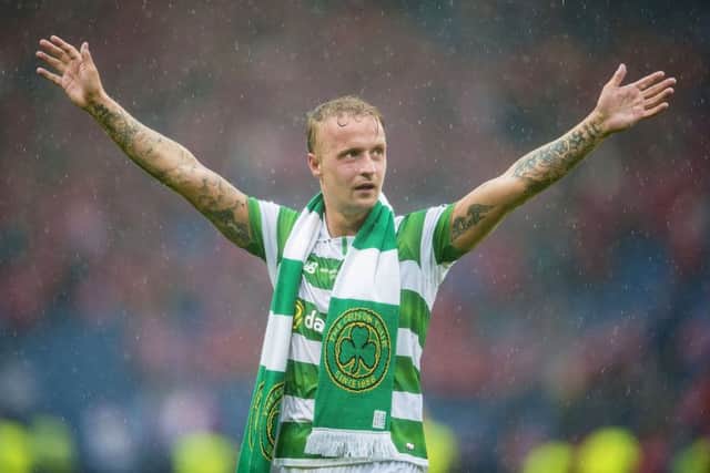Celtic's Leigh Griffiths has been excellent despite falling behind Moussa Dembele in the Parkhead pecking order. Picture: SNS