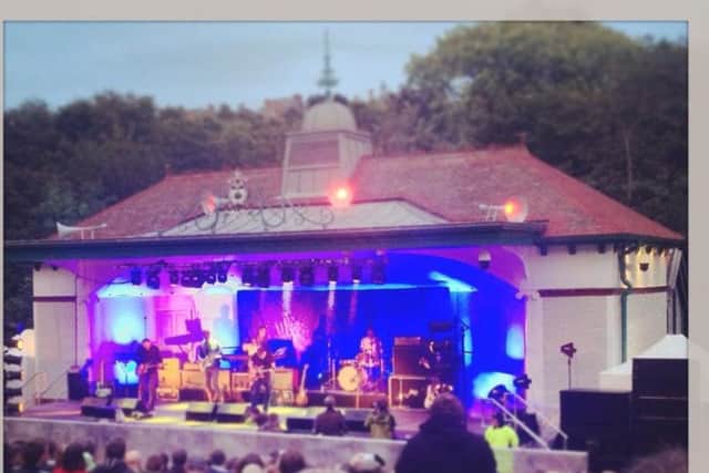 The bandstand reopened in May 2014. PIC: TSPL.