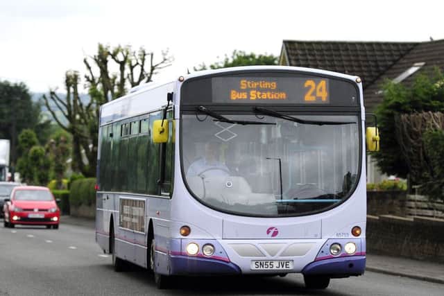 FirstGroup's revenues drove higher despite a decline at its bus division. Picture: Michael Gillen