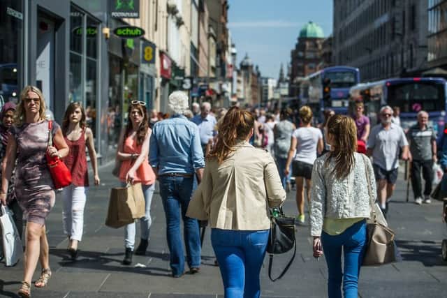 Despite the gloomy economic backdrop, consumers continue to splash the cash. Picture: John Devlin