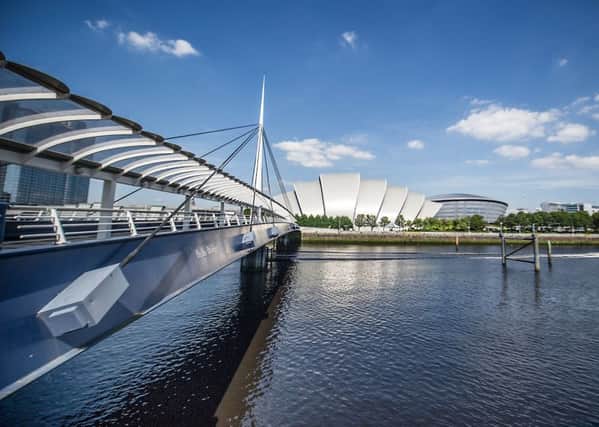 Glasgow has been named one of the top three eco-friendly cities in the UK because of its large amount of green space and low energy consumption