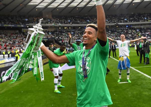 The man in question chanted songs about Scott Sinclair. Picture: SNS