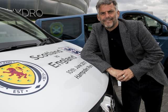 Former Scotland international Darren Jackson, pictured launching the Tartan Army Sunshine Appeal Bike Ride Challenge, believes Gordon Strachan should start all six Celtic players in his squad for the game against England game on 10 June.