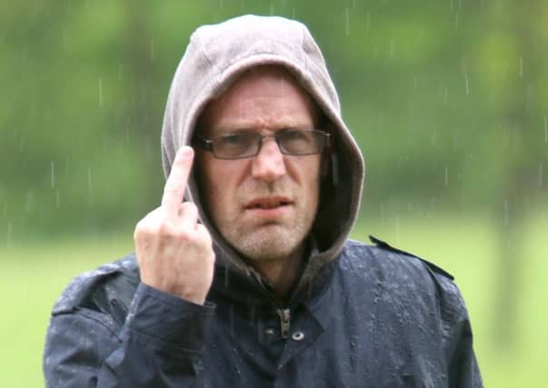 Stephen Cannon, 39, made an arsenal of incendiary devices from fireworks and potassium carbonate at his home in Armadale, West Lothian. Picture: Vic Roddick