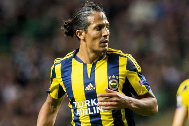 Bruno Alves in action for Fenerbahce against Celtic in 2015. Picture: SNS