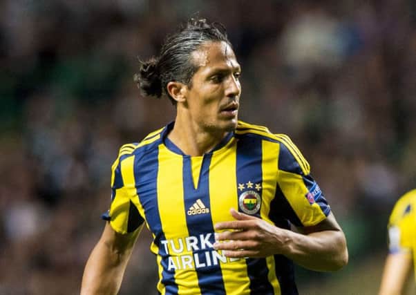 Bruno Alves in action for Fenerbahce against Celtic in 2015. Picture: SNS