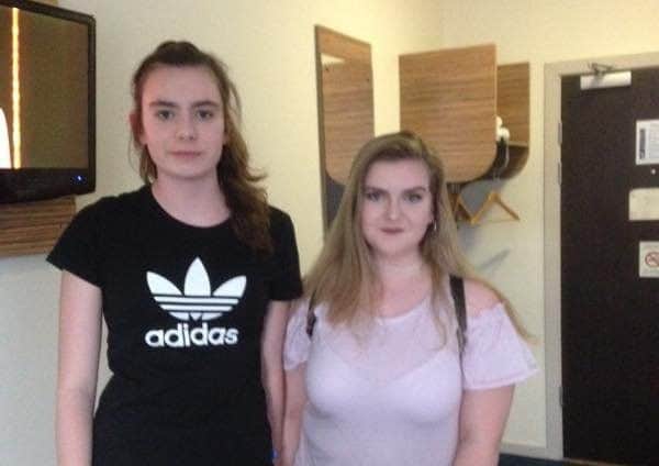 Laura MacIntyre, 15 and Eilidh MacLeod, 14, attended the Ariana Grande concert together. Picture: Contributed.