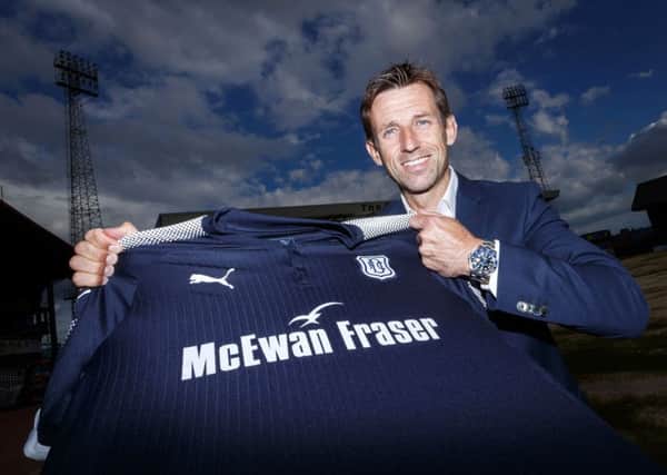 Neil McCann is unveiled as the manager of Dundee. Picture: Roddy Scott/SNS