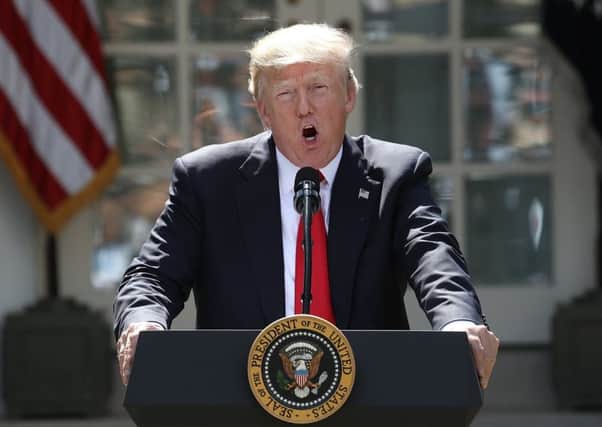 The US President offered support for the UK after the attacks. Picture: Getty