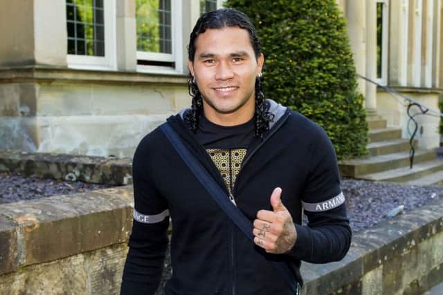 Carlos Pena outside his hotel in Glasgow. Picture: Paul Devlin/SNS