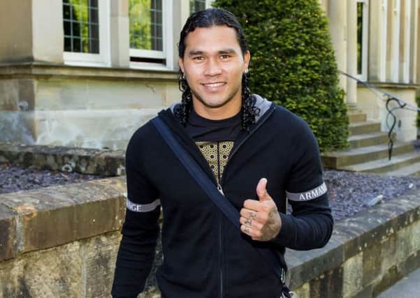Carlos Pena outside his hotel in Glasgow. Picture: Paul Devlin/SNS
