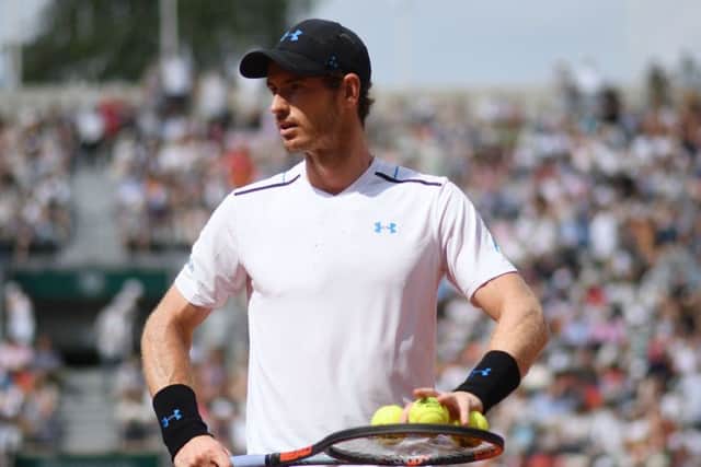 Andy Murray has shown glimpses of his best during his two victories at this year's French Open. Picture: AFP/Getty Images