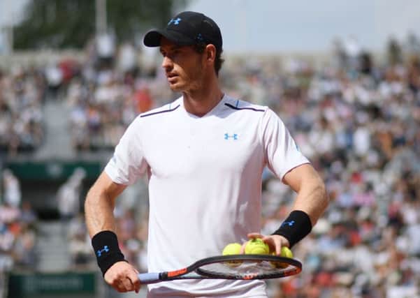 Andy Murray has shown glimpses of his best during his two victories at this year's French Open. Picture: AFP/Getty Images