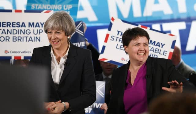 Prime Minister Theresa May visits Clockwork Removal and Storage company in Edinburgh in the build up to the UK general election.