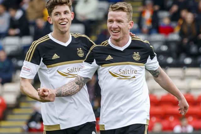 Jonny Hayes' move to Celtic could depend on Ryan Christie. Pic: SNS/Roddy Scott
