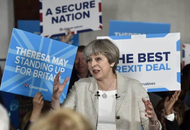 Theresa May has been urged to resist calls to suspend the general election. Picture: Getty