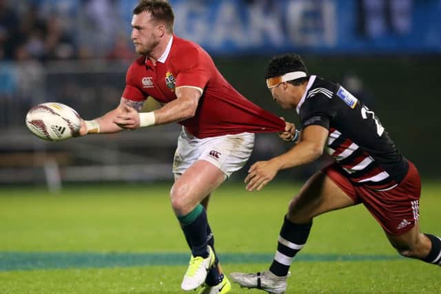 Stuart Hogg had a match to forget.  Photograph: Getty Images