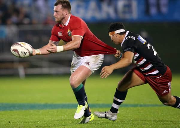 Stuart Hogg had a match to forget. Photograph: Getty Images