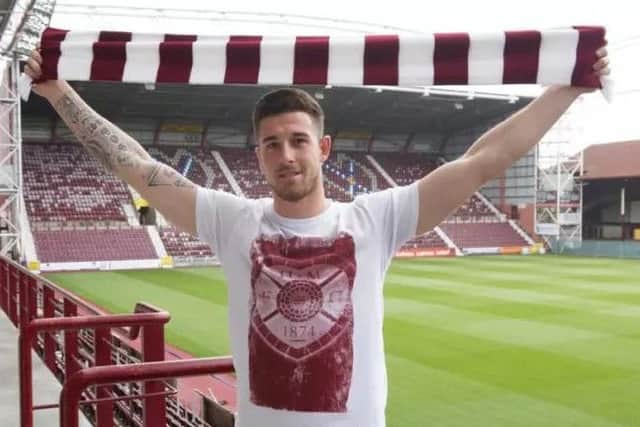 Cole Stockton becomes Hearts' second summer signing. Pic: Heart of Midlothian FC