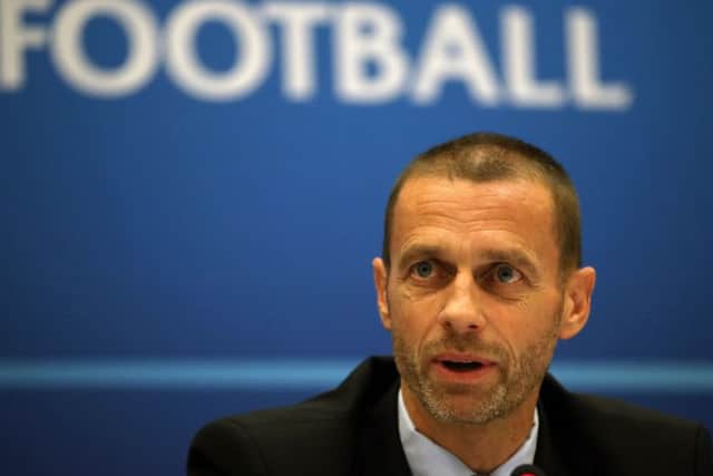 UEFA president Aleksander Ceferin. Picture: PA