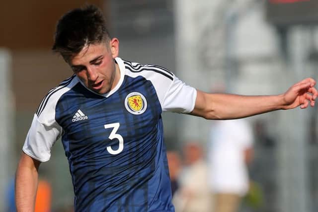 Scotland's match-winner, Greg Taylor of Kilmarnock. Picture: TGSPhoto/REX/Shutterstock