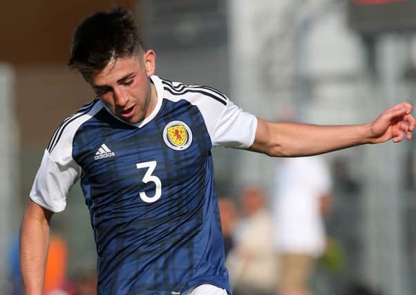 Scotland's match-winner,  Greg Taylor of Kilmarnock. Picture: TGSPhoto/REX/Shutterstock