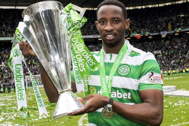 Moussa Dembele helped Celtic win the treble. Picture: Craig Williamson/SNS
