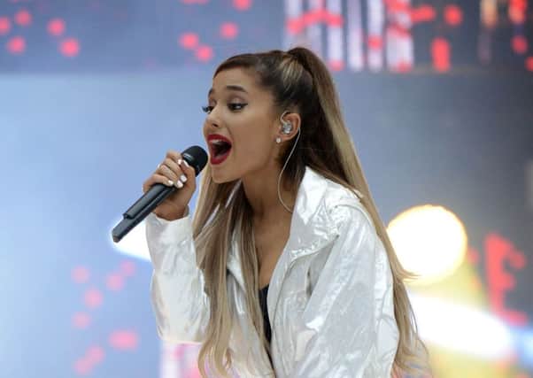 Ariana Grande  will return to the stage for the first time since the Manchester terror attack for a benefit concert. Picture: PA