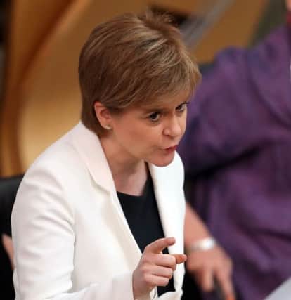 First Minister Nicola Sturgeon's TV debate postponed. Picture: Jane Barlow/PA Wire