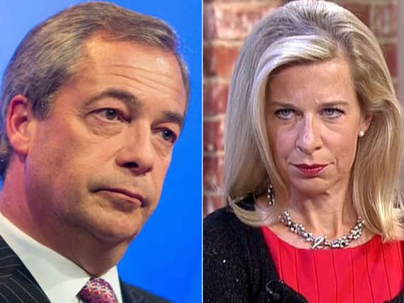 Nigel Farage nd Katy Hopkins made the comments on Fox News. Picture: TSPL