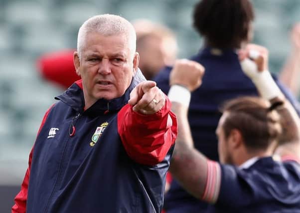 Lions coach Warren Gatland has hit back at his critics among the New Zealand coaches and media. Picture: David Rogers/Getty Images