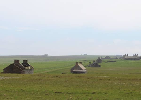 Stroma was home to around 300 people in the early 20th Century with around 50 cottages on the island. PIC: Alan Hendry.
