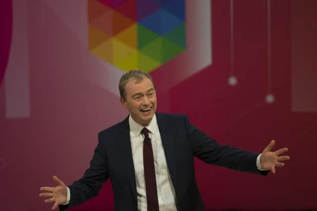 Liberal Democrats leader Tim Farron speaking at a BBC Question Time debate in Edinburgh. Picture: Victoria Jones/PA Wire