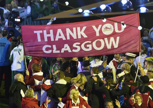 The closing ceremony of the Glasgow 2014 Commonwealth Games. Picture: Michael Gillen