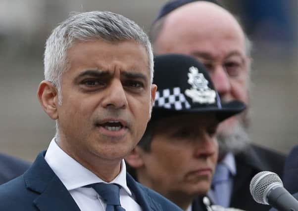 London Mayor Sadiq Khan. Picture: AFP PHOTO / Daniel LEAL-OLIVASDANIEL LEAL-OLIVAS/AFP/Getty Images